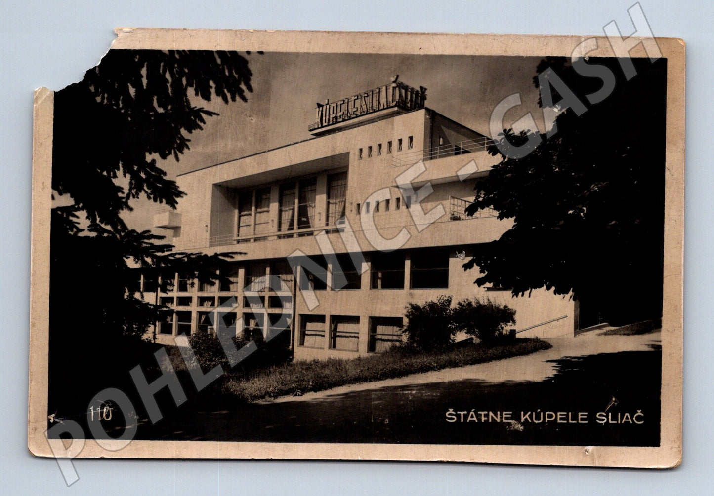 Pohlednice Státní lázně Sliač – stará pohlednice (M11447)