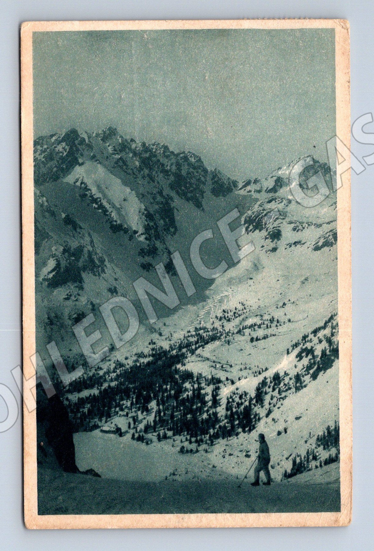 Pohlednice Vysoké Tatry - Popradské pleso s Ostrvou (M11465)
