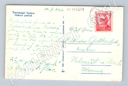 Pohlednice Trenčianské Teplice - celkový pohled (M11469)