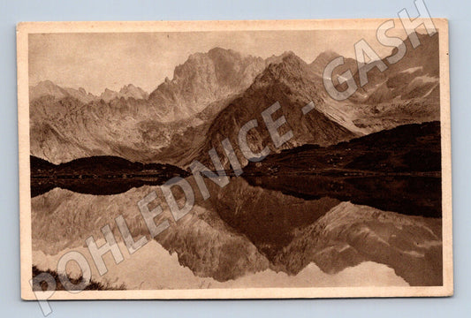 Pohlednice Vysoké Tatry, České pleso a Svišťový štít (M11484)