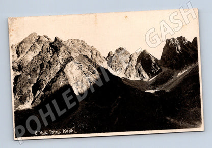 Pohlednice Vysoké Tatry Kopki - stará pohlednice (M11503)