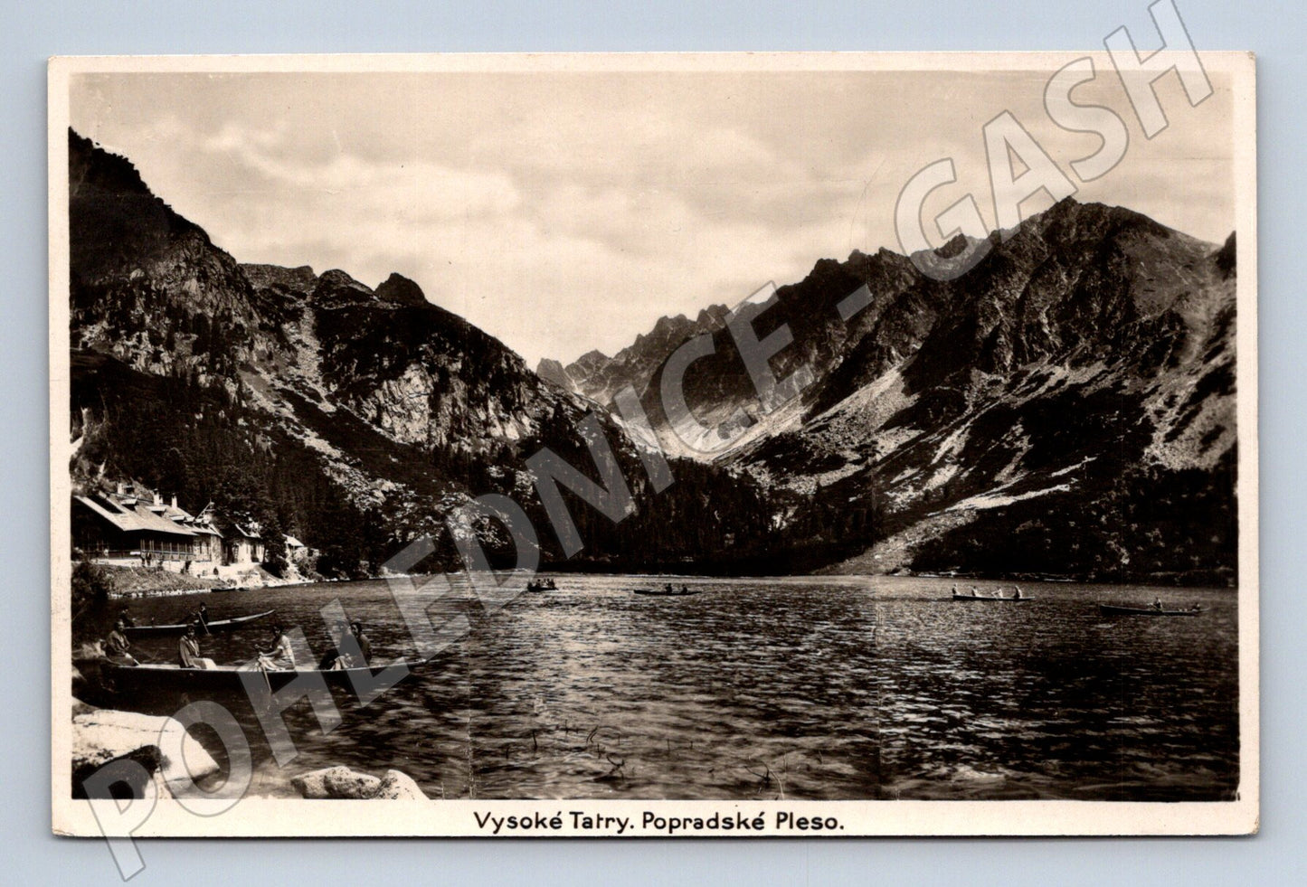 Pohlednice Vysoké Tatry Popradské pleso (M11507)