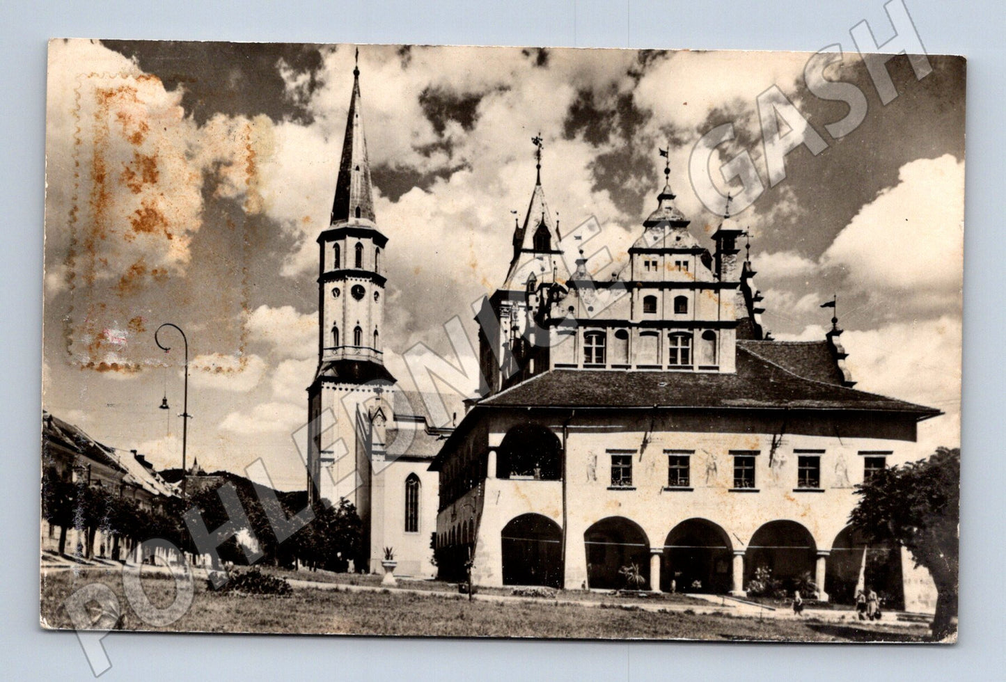 Pohlednice Levoča jižní část náměstí (M11513)