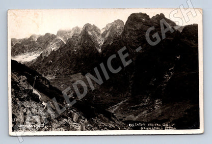 Pohlednice Vysoké Tatry Velká dolina a Granátová stena (M11524)