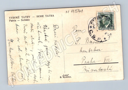 Pohlednice Vysoké Tatry Patria a Solisko (M11541)