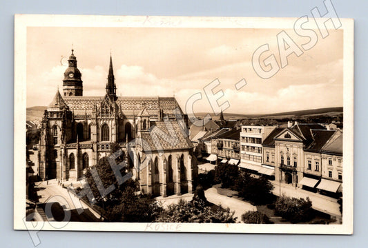 Pohlednice Košice Dóm sv. Alžběty a stará radnice (M11548)