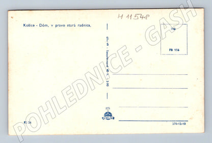 Pohlednice Košice Dóm sv. Alžběty a stará radnice (M11548)
