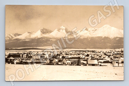 Pohlednice Poprad - Panorama Vysokých Tater (M11552)