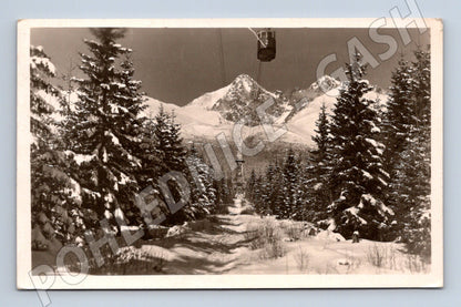 Pohlednice Vysoké Tatry – Lanovka na Lomnický štít (M11558)