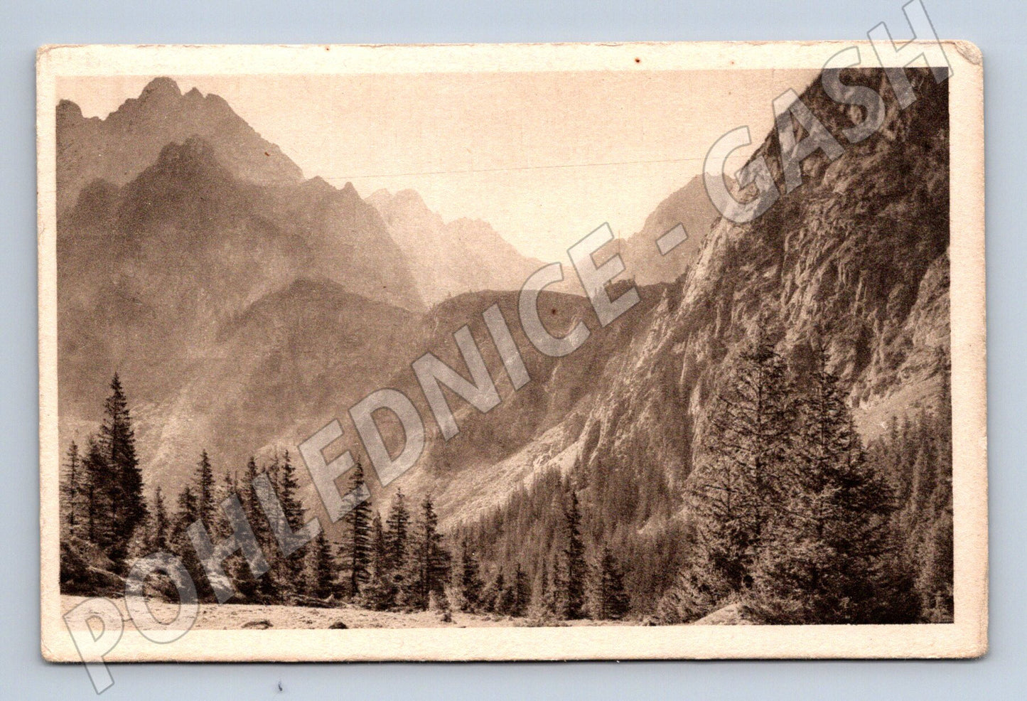 Pohlednice Vysoké Tatry - Rysy, Sedlo Váha, cca 1920 (M11566)