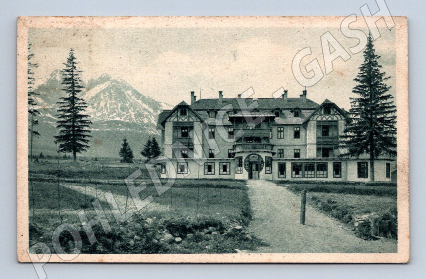 Pohlednice Vysoké Tatry Matliary a Lomnický štít (M11569)