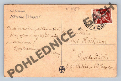 Pohlednice Vánoční etnografie – ČSR (M1157)