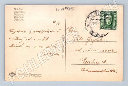 Pohlednice Dobšiná historická - razítko 30. léta (M11595)