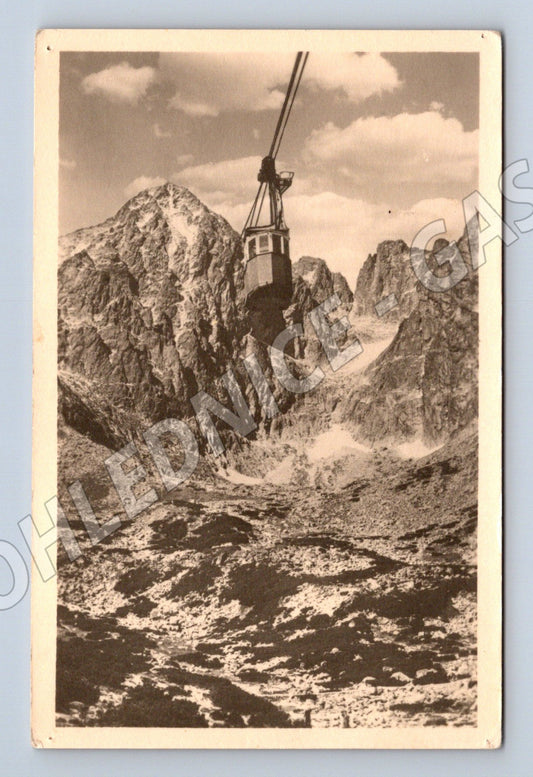 Pohlednice Vysoké Tatry – Lanovka na Lomnický štít (M11596)