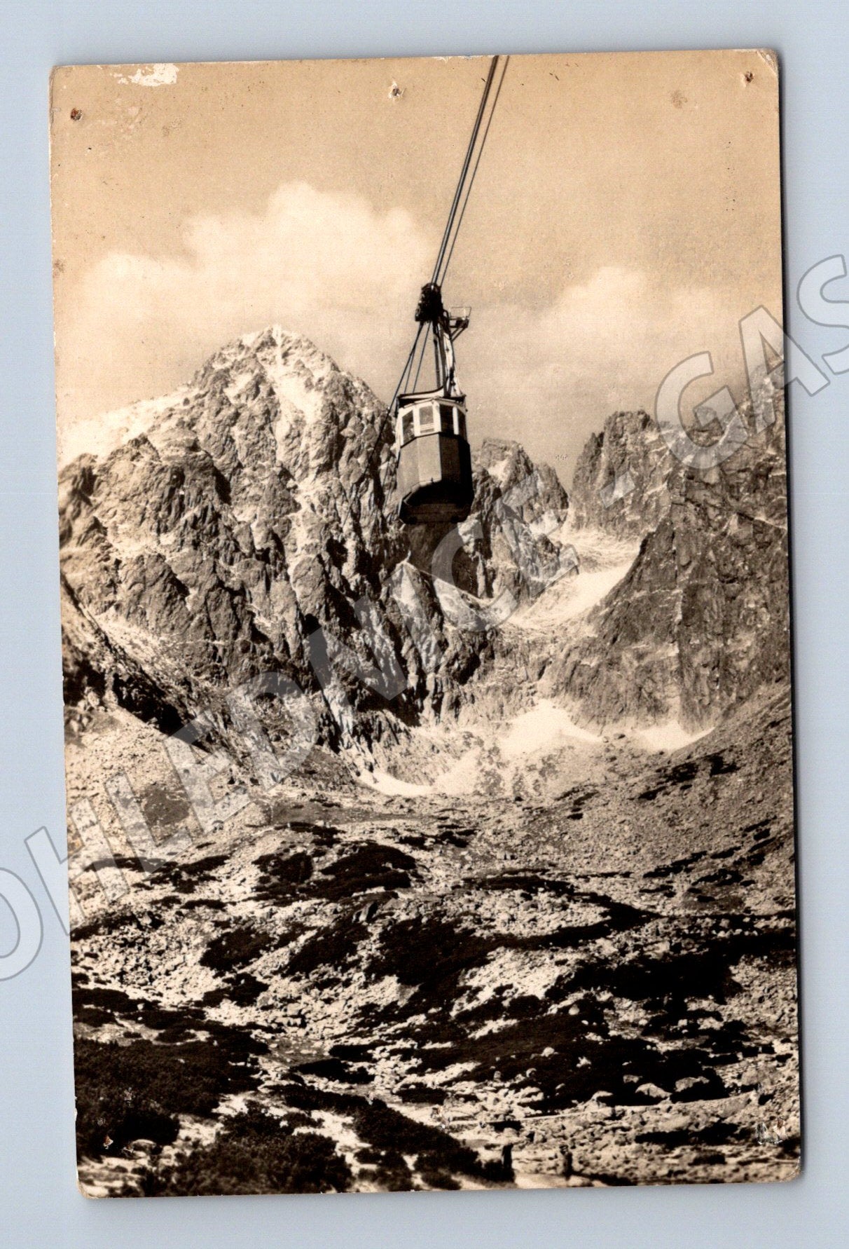 Pohlednice Lanovka na Lomnický štít, Vysoké Tatry (M11604)
