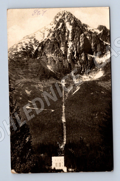Pohlednice Vysoké Tatry - Lomnický štít, lanovka (M11615)