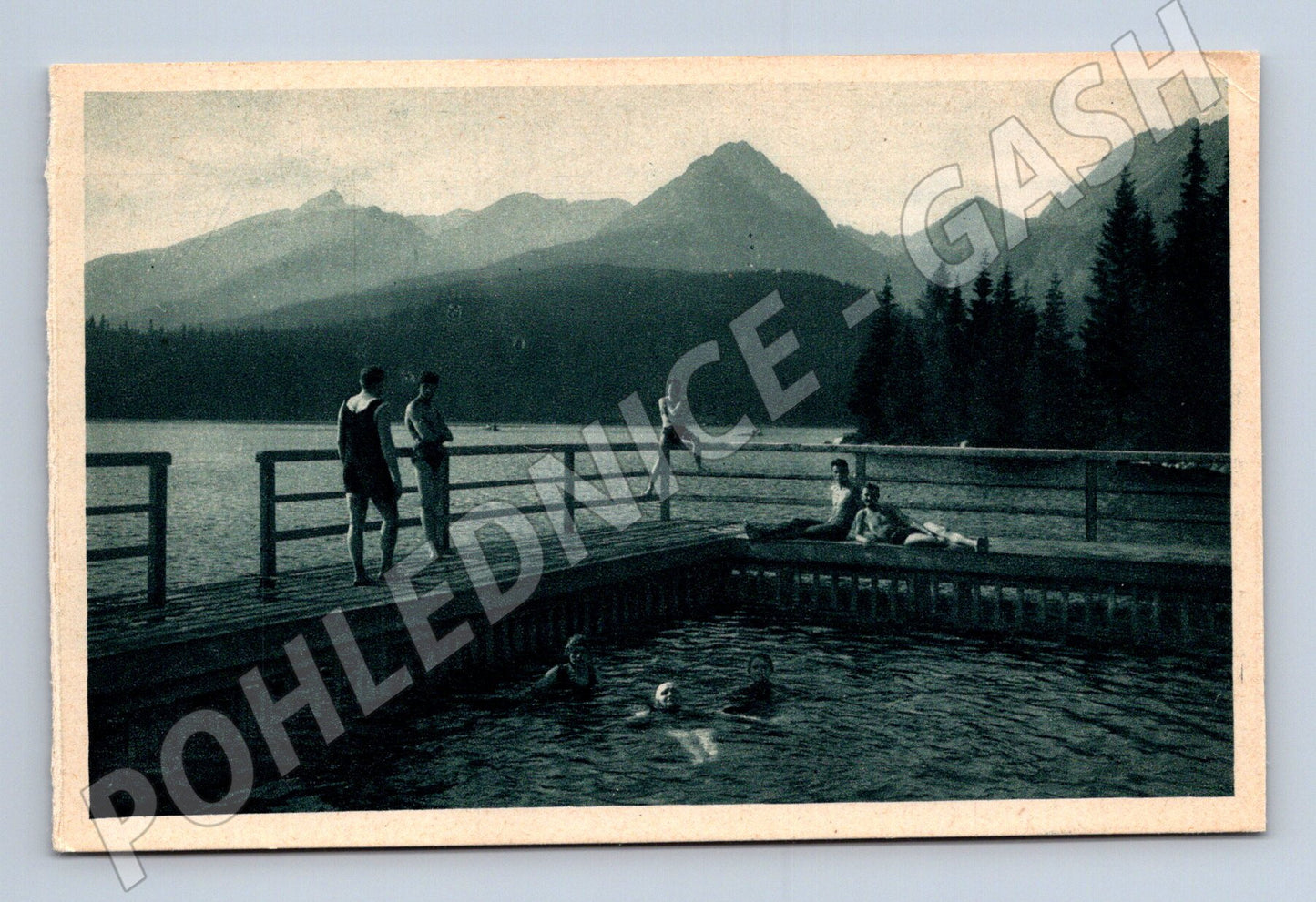 Pohlednice Štrbské Pleso – Vysoké Tatry, plovárna (M11623)