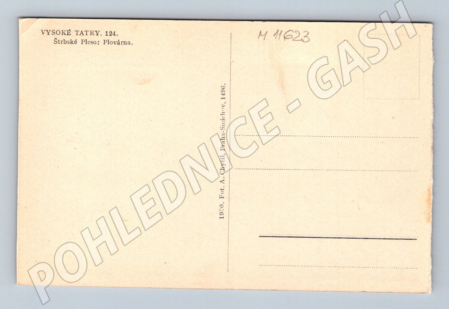 Pohlednice Štrbské Pleso – Vysoké Tatry, plovárna (M11623)