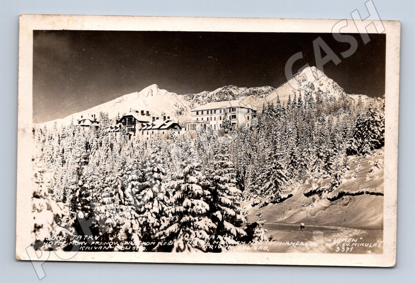 Pohlednice Štrbské Pleso – Tatry, hotel Morava (M11626)