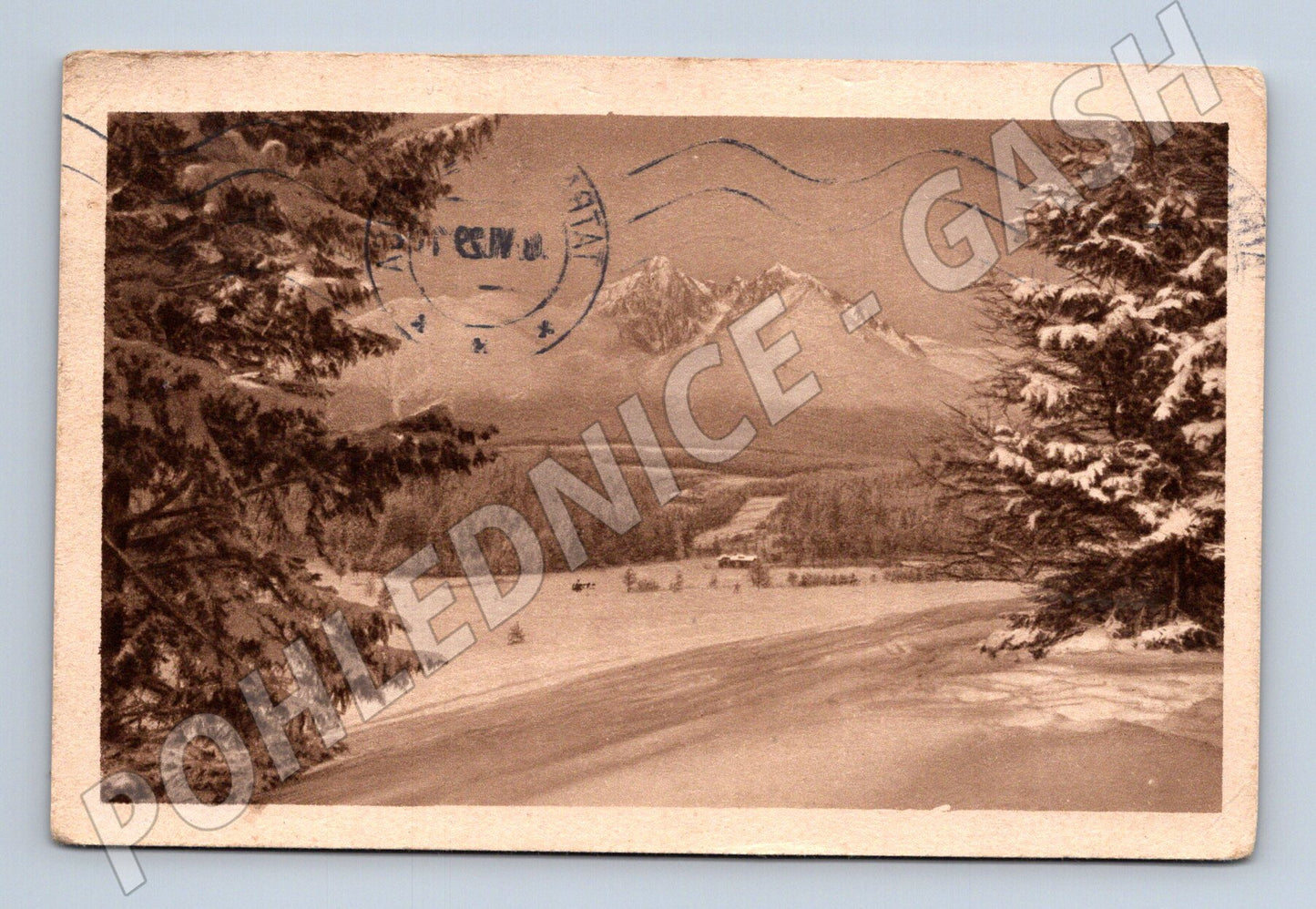 Pohlednice Vysoké Tatry Lomnický štít (M11638)
