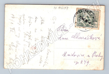 Pohlednice lanovka Tatranská Lomnice 1938 (M11639)
