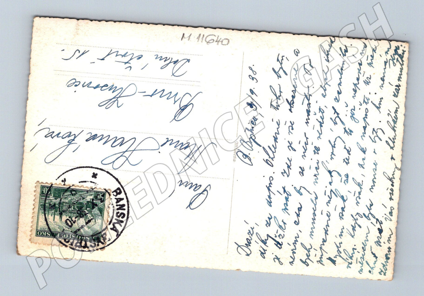 Pohlednice Slovenská krajina - Banská Bystrica 1933 (M11640)