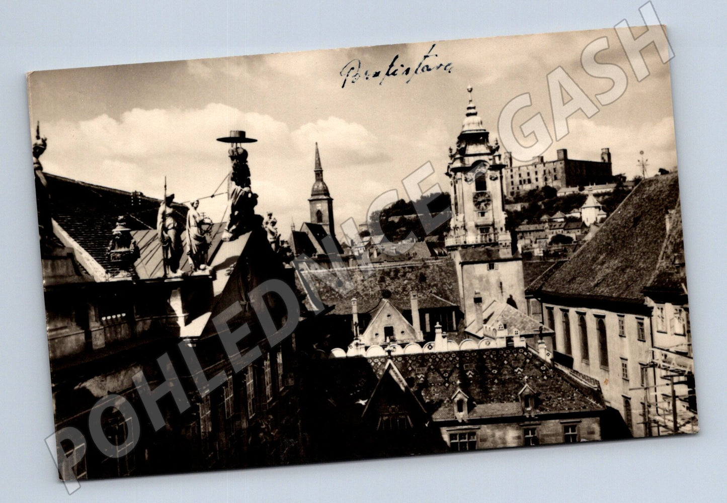 Pohlednice Bratislava - panorama s hradem (M11641)