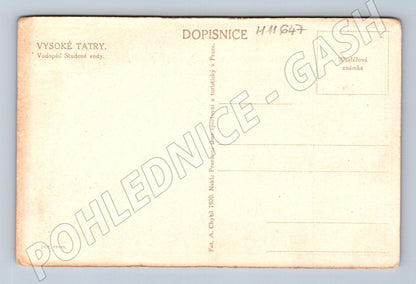 Pohlednice Vysoké Tatry - Vodopád Studené vody (M11647)
