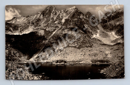 Pohlednice Vysoké Tatry, Žabie pleso – stará pohlednice (M11650)