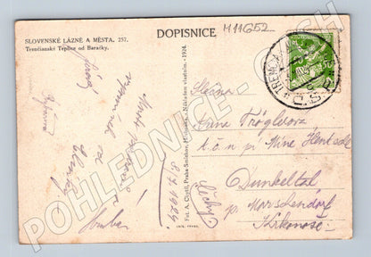 Pohlednice Trenčianské Teplice - historická (M11652)