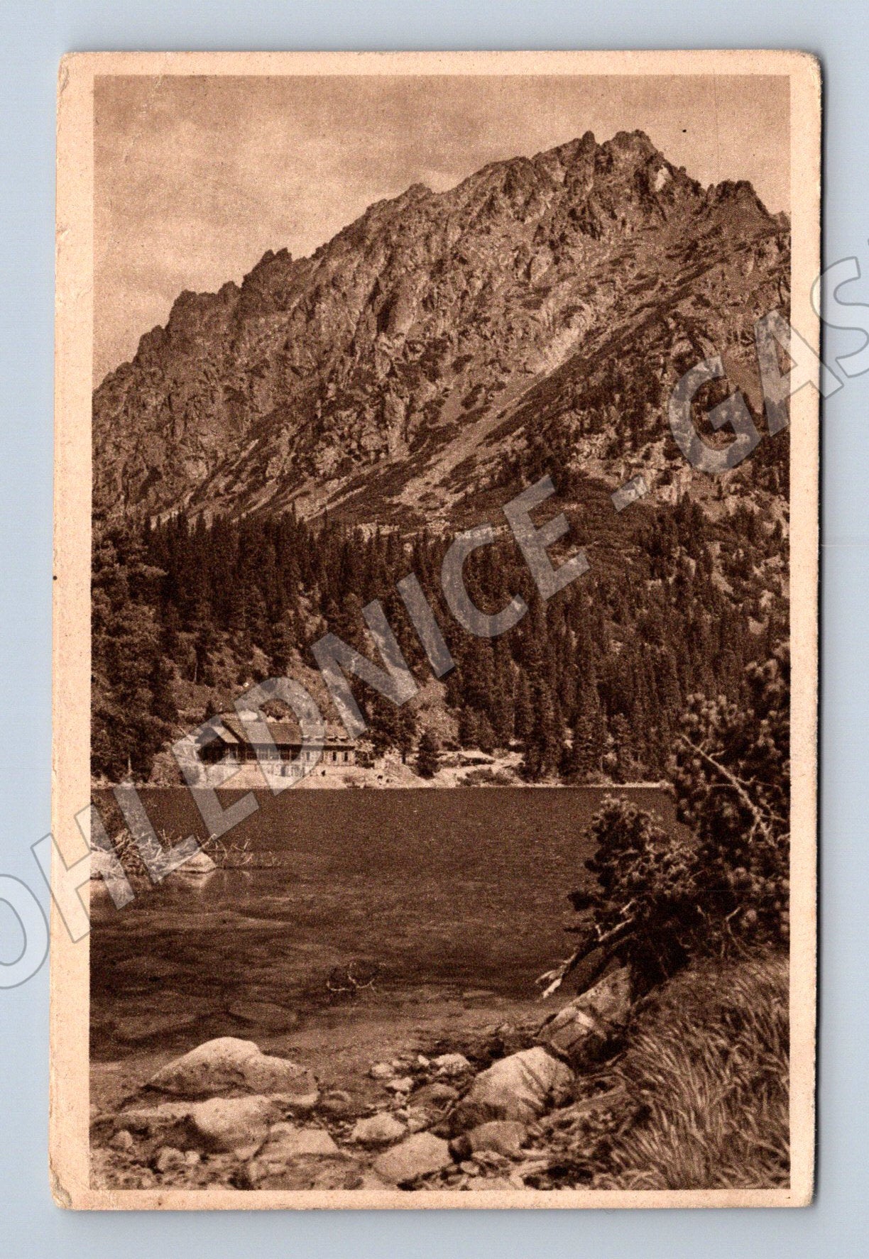 Pohlednice Vysoké Tatry Chata KČST u Popradského plesa (M11665)