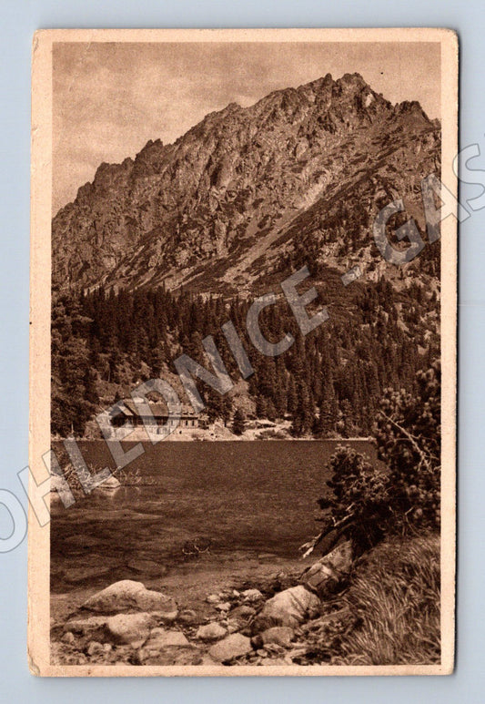 Pohlednice Vysoké Tatry Chata KČST u Popradského plesa (M11665)
