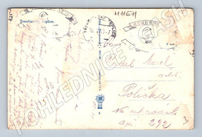 Pohlednice Trenčianske Teplice - historická 1927 (M11671)
