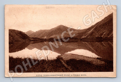 Pohlednice Nižné Temnosmrečinské pleso – Velká Kopa (M11672)