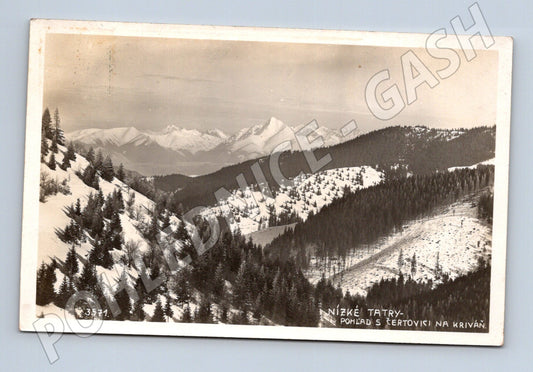 Pohlednice Nízké Tatry - pohled na Kriváň (M11679)