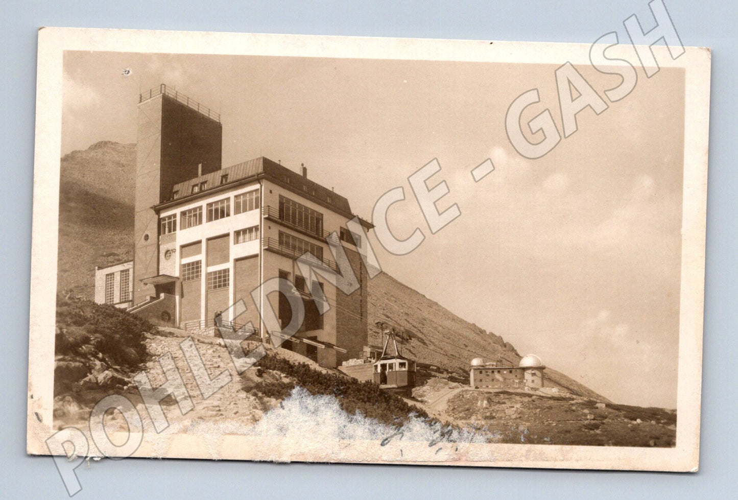 Pohlednice Vysoké Tatry Hotel Encián Hvězdárna Skalnaté pleso (M11682)