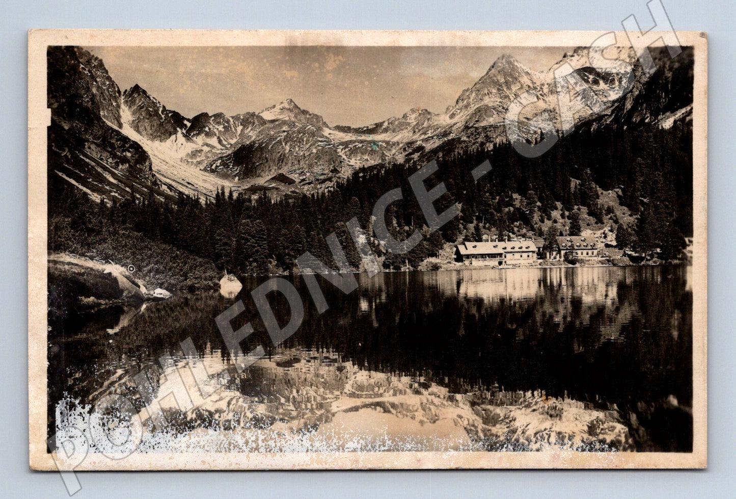 Pohlednice Vysoké Tatry Popradské pleso (M11685)
