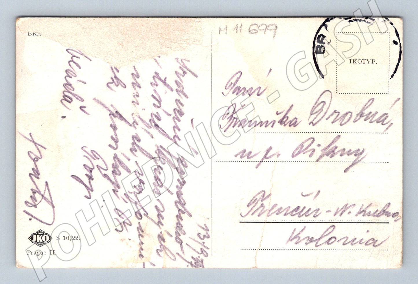 Pohlednice Bratislava - parník na Dunaji, hrad (M11699)