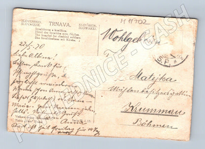 Pohlednice Trnava - Invalidovna s kostelem (M11702)