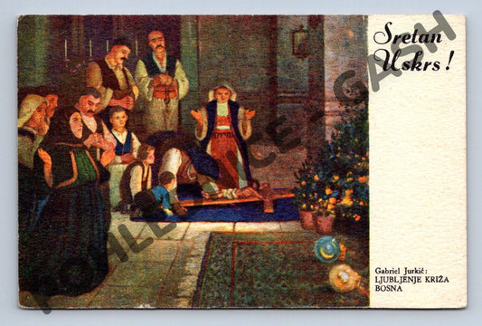 Pohlednice Velikonoce – Bosna Gabriël Jurkić 1937 (M1171)