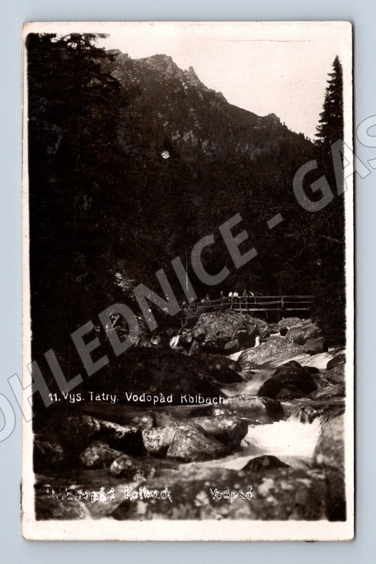 Pohlednice Vysoké Tatry - vodopád Kôprová dolina (M11713)