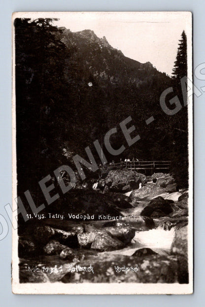 Pohlednice Vysoké Tatry - vodopád Kôprová dolina (M11713)