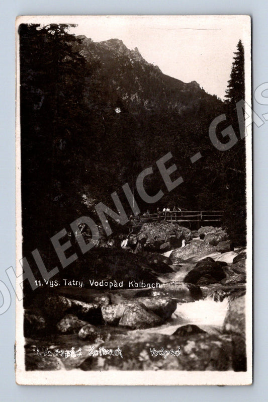 Pohlednice Vysoké Tatry - vodopád Kôprová dolina (M11713)