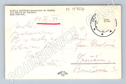 Pohlednice Piešťany sanatorium Dr. Brežný (M11724)
