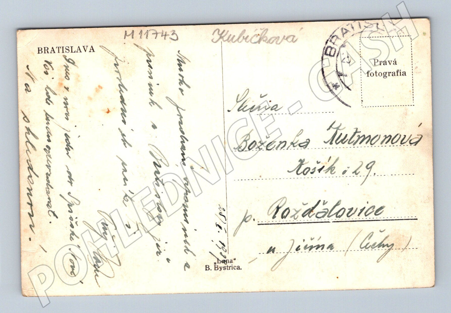 Pohlednice Bratislava - stará koláž (M11743)