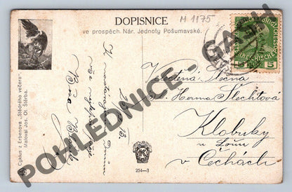 Postcard Erben's Christmas Eve (M1175)