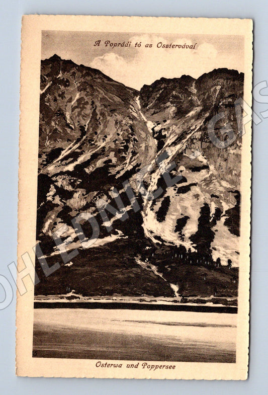 Pohlednice Slovensko Tatry – Osterva a Popradské pleso (M11751)