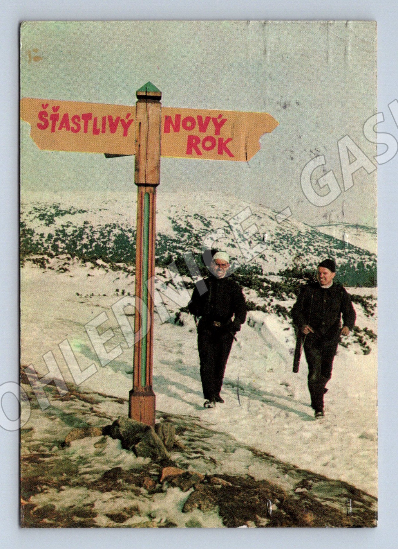 Pohlednice Šťastlivý Nový Rok 1966 – Československo (M11763)