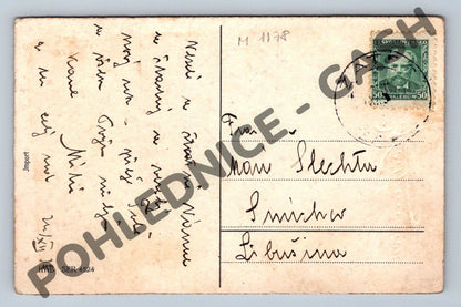 Merry Christmas postcard – Czechoslovakia (M1178)