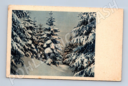 Pohlednice Zimní pohlednice ČR 1943 – poštovní zásilka (M11783)